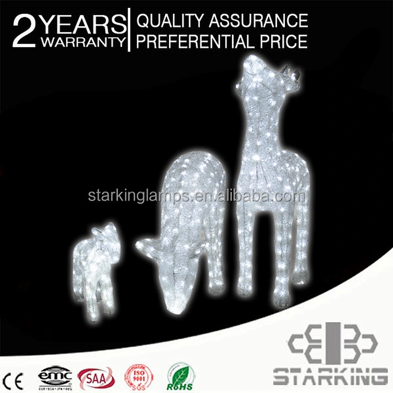 crystal sculpturechristmas decorative sleigh for hot sale