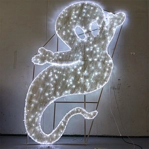 2021 halloween decoration light 535*320cm 2D ghost house motif light