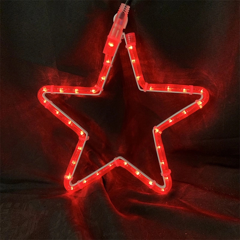 Customizable Small size  2D hanging LED  Miniature Christmas tree  motif light  for  Christmas holiday  Indoor and outdoor