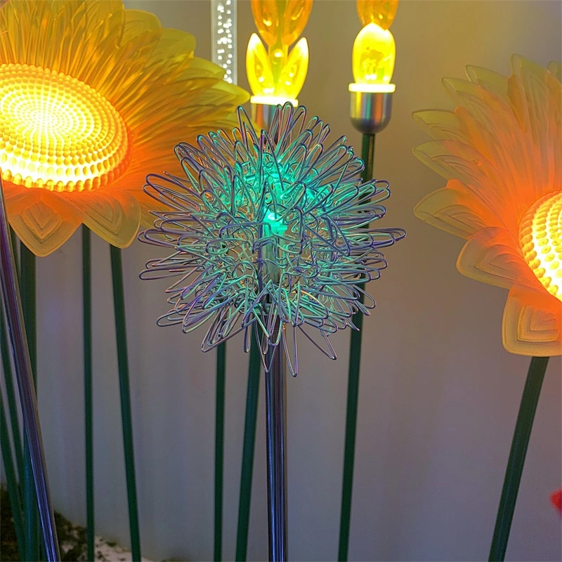 backyard lights The factory Outdoor Simulation grain Courtyard Decoration Park Landscape Led grain flower Light