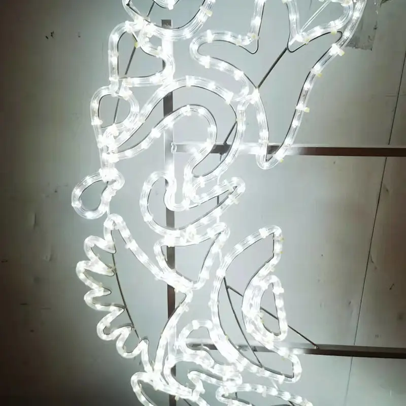Meniscus with stars eid crescent  Ramadan  The  Moon    Outdoor waterproof landscape decoration  led motif light