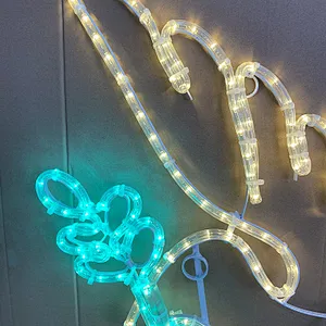 2D  pigeon led rope lights iron /aluminum frame outdoor motif  for Christmas decoration IP65 waterproof steady lights