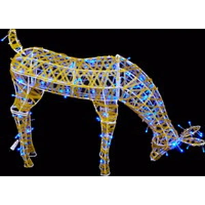 Factory direct sales wholesale  customizable  deer animal light indoor outdoor holiday decoration  Deer Lights Motif Light