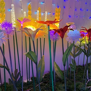 Multi - style selection simulation  butterfly plant Garden courtyard landscape home pathway decoration wholesale led lights