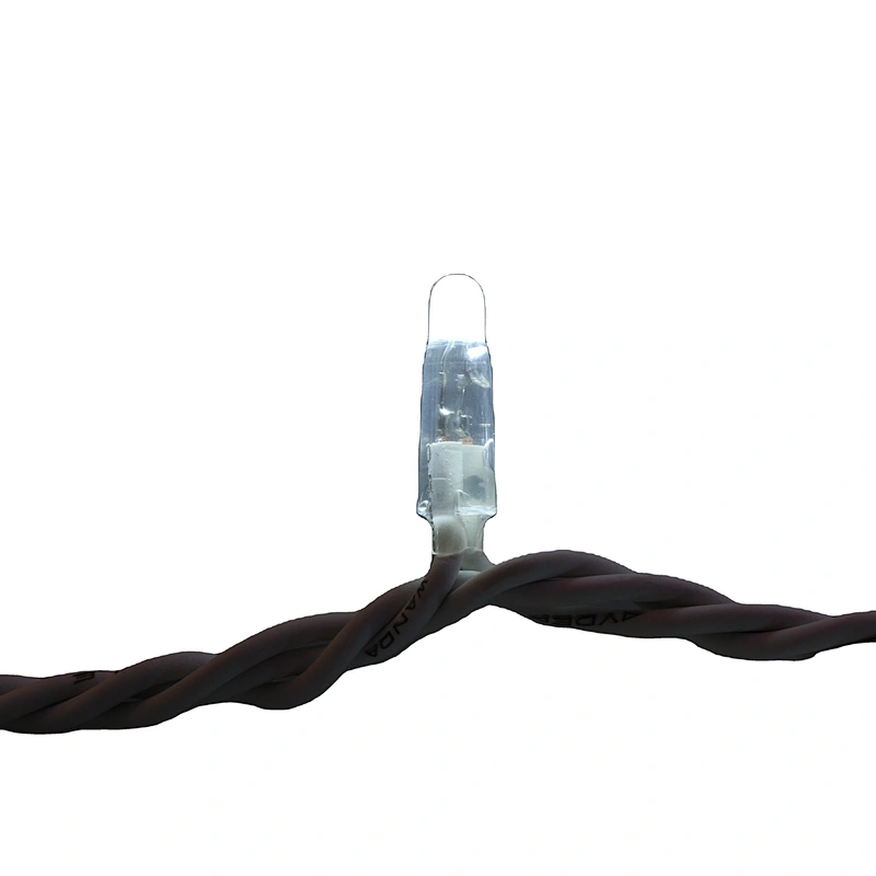 RGB Transparent PVC wire  Garland Outdoor Waterproof Holiday String For Christmas wedding decoration fairy LED light
