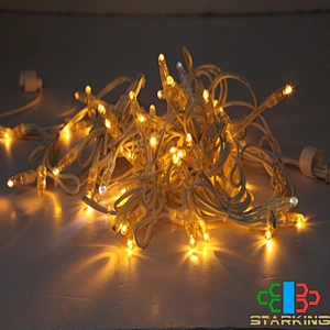 2021 Hot Sale IP20 IP44 IP65 Outdoor Decorations 12M180 LEDS Rubber Wire String Light