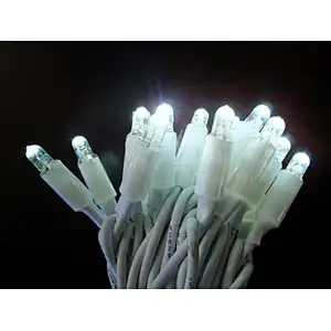 10M 100 LED  outdoor waterproof wholesale dazzle color atmosphere foil cold-resistant  led IP65 rubber string light