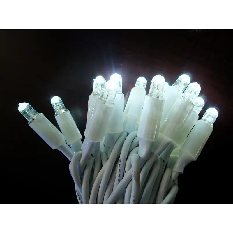 10M 100 LED  outdoor waterproof wholesale dazzle color atmosphere foil cold-resistant  led IP65 rubber string light