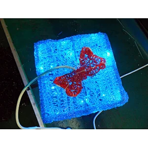 3D  The heart shape festival Christmas decorations ornament scurpture Christmas  bell eposy   LED motif light
