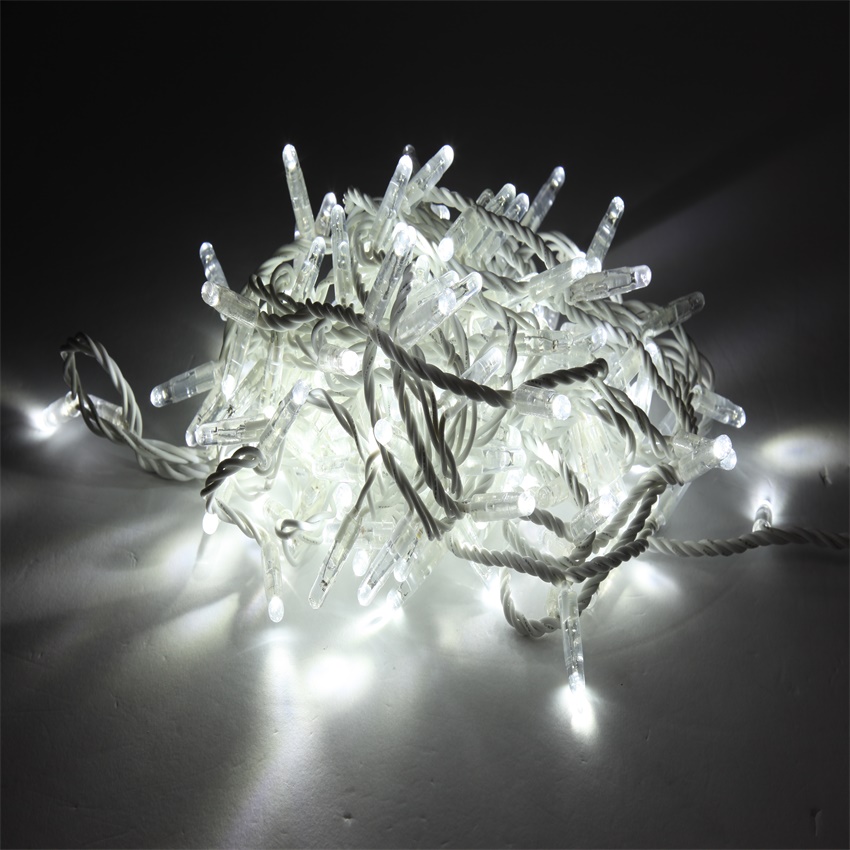 10 meters 100 led  arboles de navidad con luces  atmosphere foil cold-resistant  led IP65 rubber string light