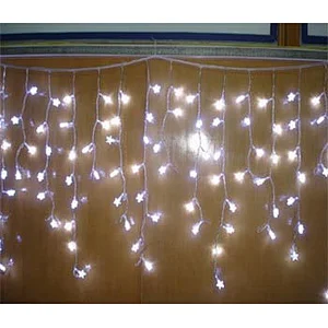 STARKING Decorative hanging outdoor icicle string lights led curtains led lights christmas rgb led light curtain