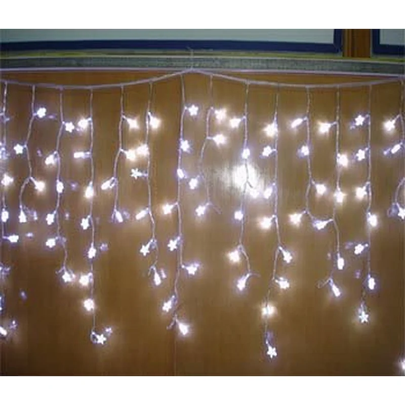 STARKING Decorative hanging outdoor icicle string lights led curtains led lights christmas rgb led light curtain