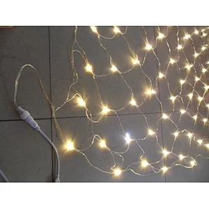 Custom size LED Net Mesh Fairy String Light Garland Window Curtain Christmas Fairy Light Wedding Party Holiday Flashing Light