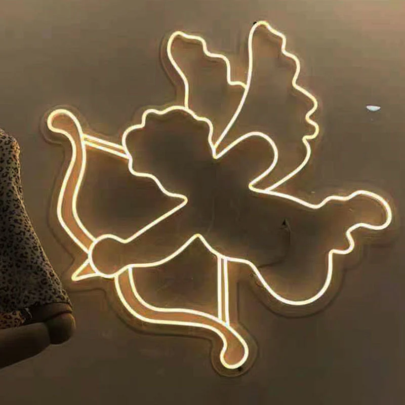 2D Customizable luminous outdoor removable  Decorations  Acrylic Letter Wedding  Display Hanging  Led Neon Sign light