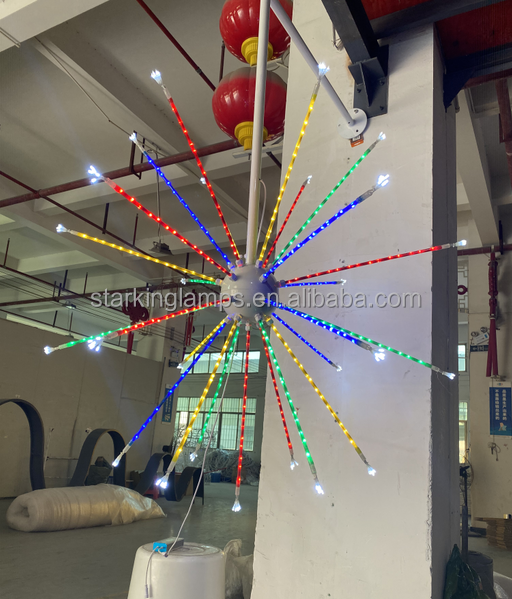 Factory Direct wholesale  latest fashion style outdoor Road  landscape  Decoration Digital Fireworks  Light
