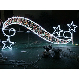STARKING  DECOR Holiday Outdoor 2d Led Pole Motif Light For Street Decoration