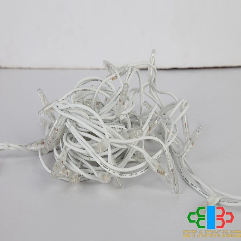 2021 Hot Sale IP20 IP44 IP65 Outdoor Decorations 12M180 LEDS Rubber Wire String Light
