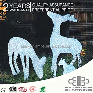 crystal sculpturechristmas decorative sleigh for hot sale