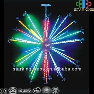 SARKING color changing digital meteor shower rain lights fireworks garland led motif light