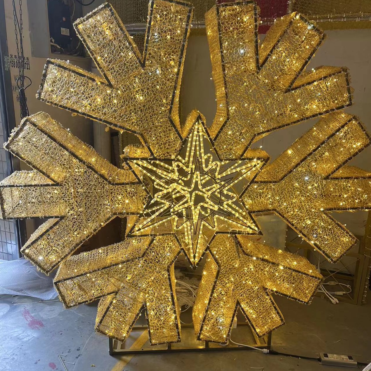 SrarKing Customize snowflake Motif Decoration Large Light