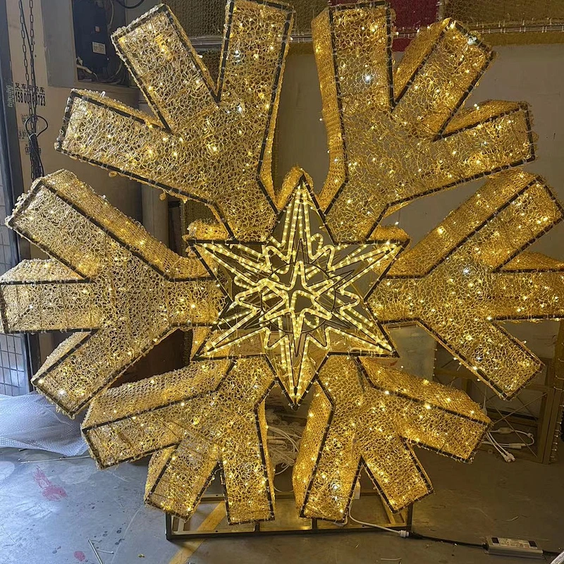SrarKing Customize snowflake Motif Decoration Large Light