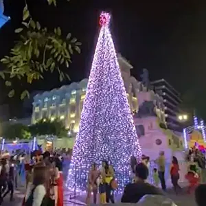 New Year Luxury Decoration Trees Commercial Giant Artificial Outdoor Christmas Trees