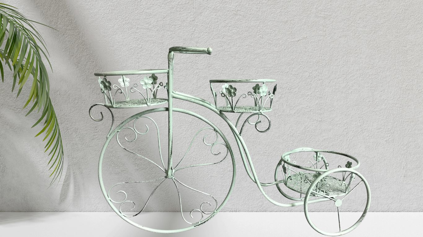 planter boxes outdoor planters plant pots of Cycladecor Antique White Plant Pots with garden background