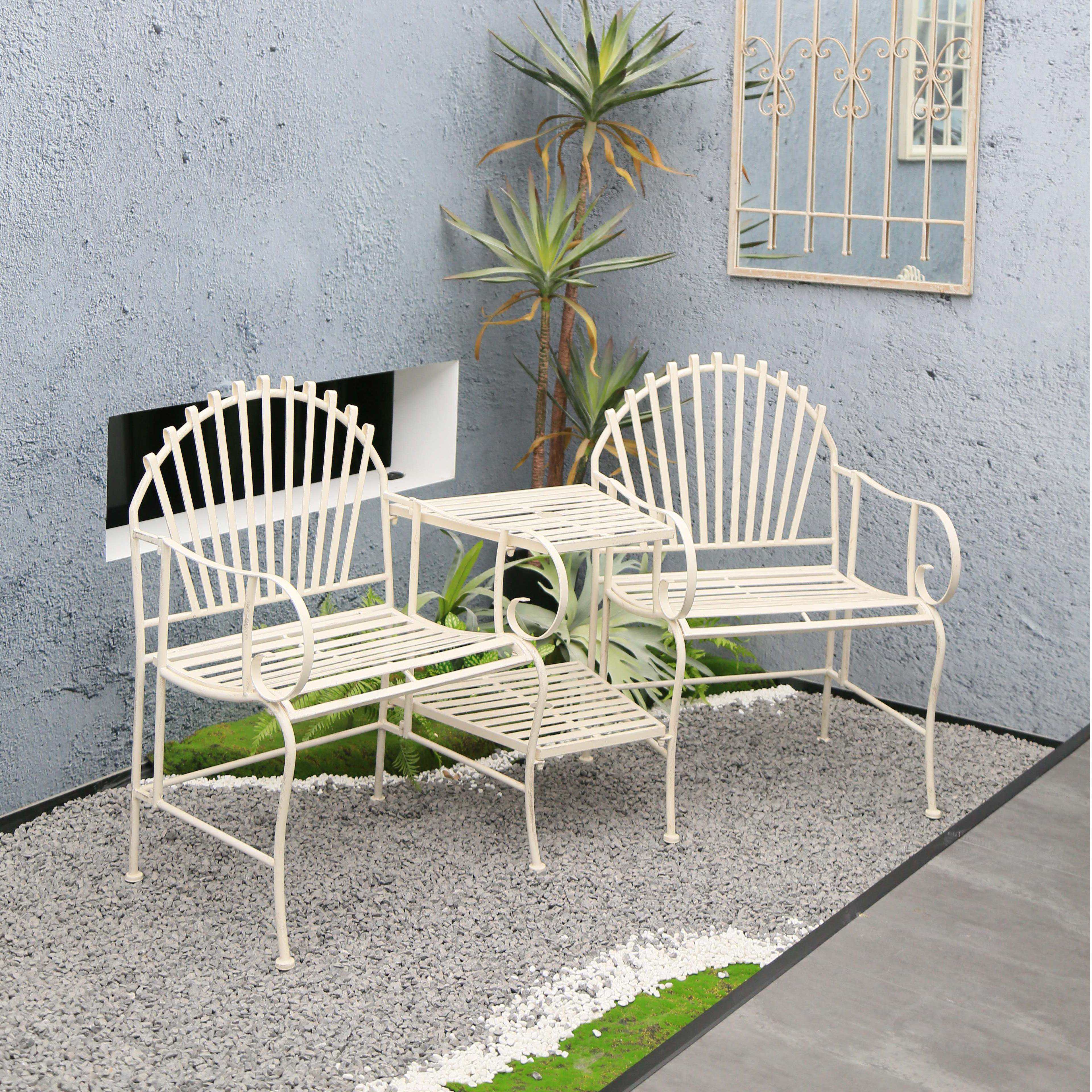 seated bench with storage at showroom