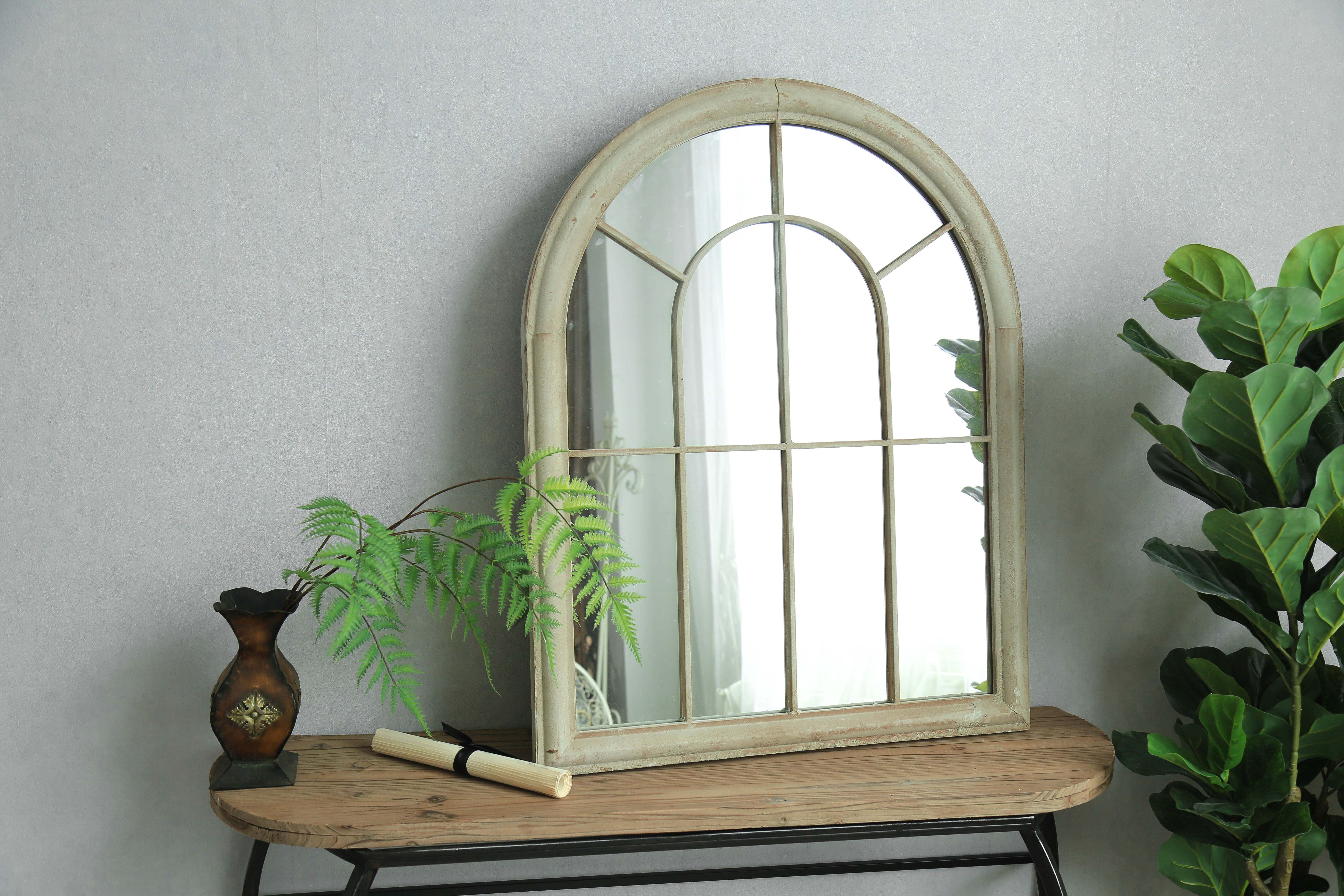 large mirror wall decorations wall accent of modern living room arched mirror focal point design