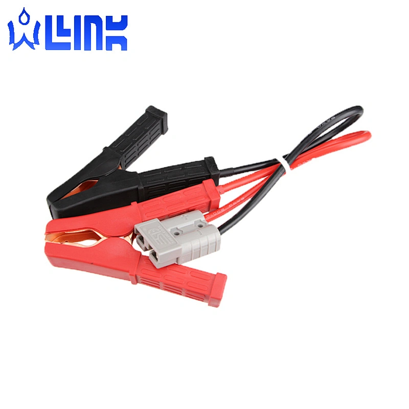 High Current Connector Plug to Insulated Battery Clamps 50A By Olink