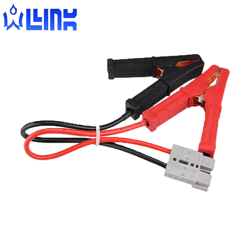 High Current Connector Plug to Insulated Battery Clamps 50A By Olink