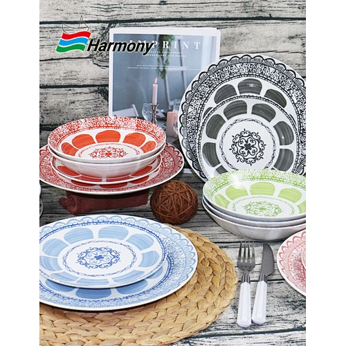 Flower Design Dinner Set