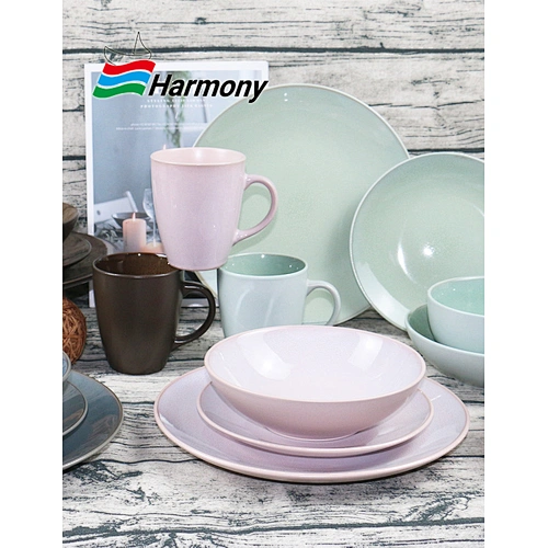 Stoneware Reactive Glazed Dinner Set
