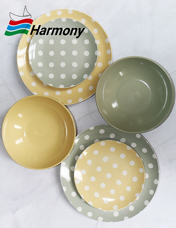 stoneware, porcelain, tableware, mix&match porcelain plate and stoneware bowl