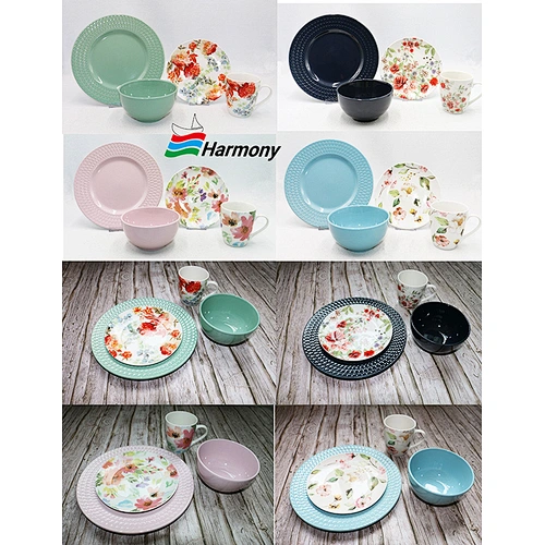 Flower Design Mix&Match Dinner Set