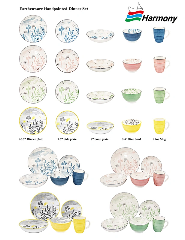 Spring chinese dinnerware sets