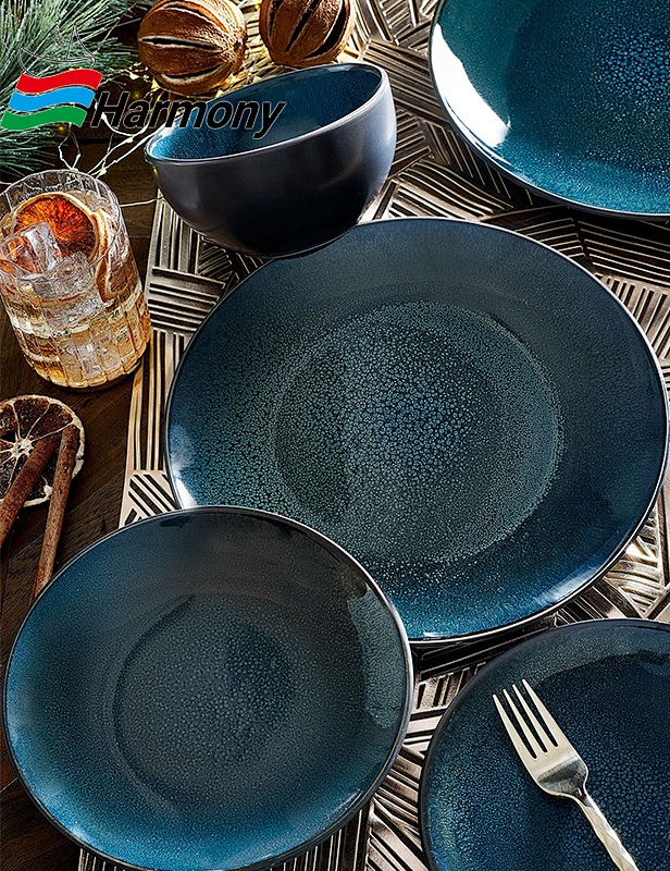 reactive dinner set，glaze，ceramicware, reactive glaze ceramicware