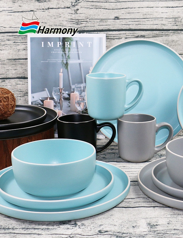 Stoneware Dinner Set With Matt Color
