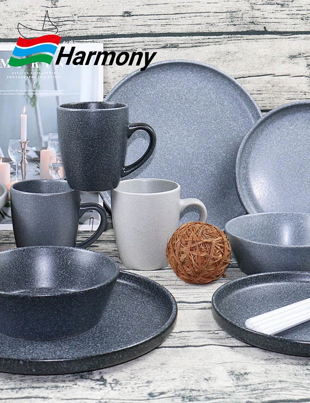 This stoneware dinner set is also sturdy and you can take this beautiful collection to camping, family gatherings and more.