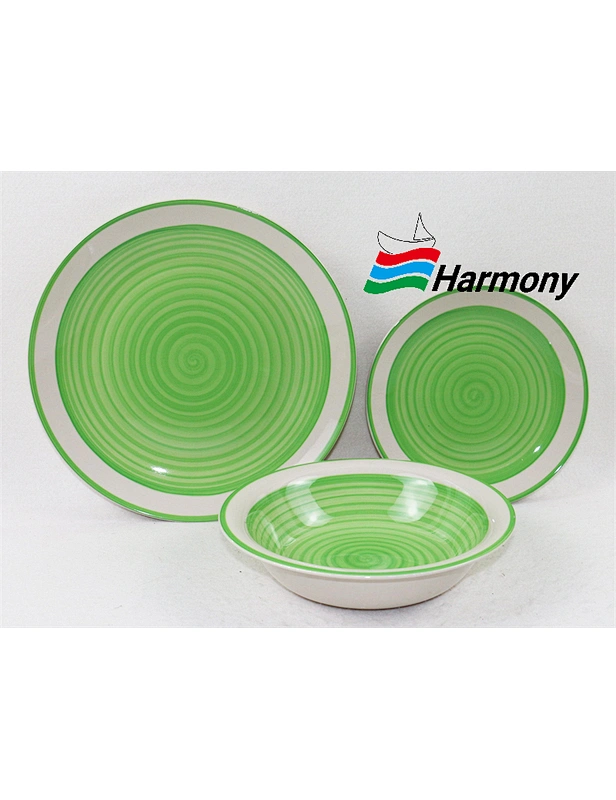 colorful dinner set