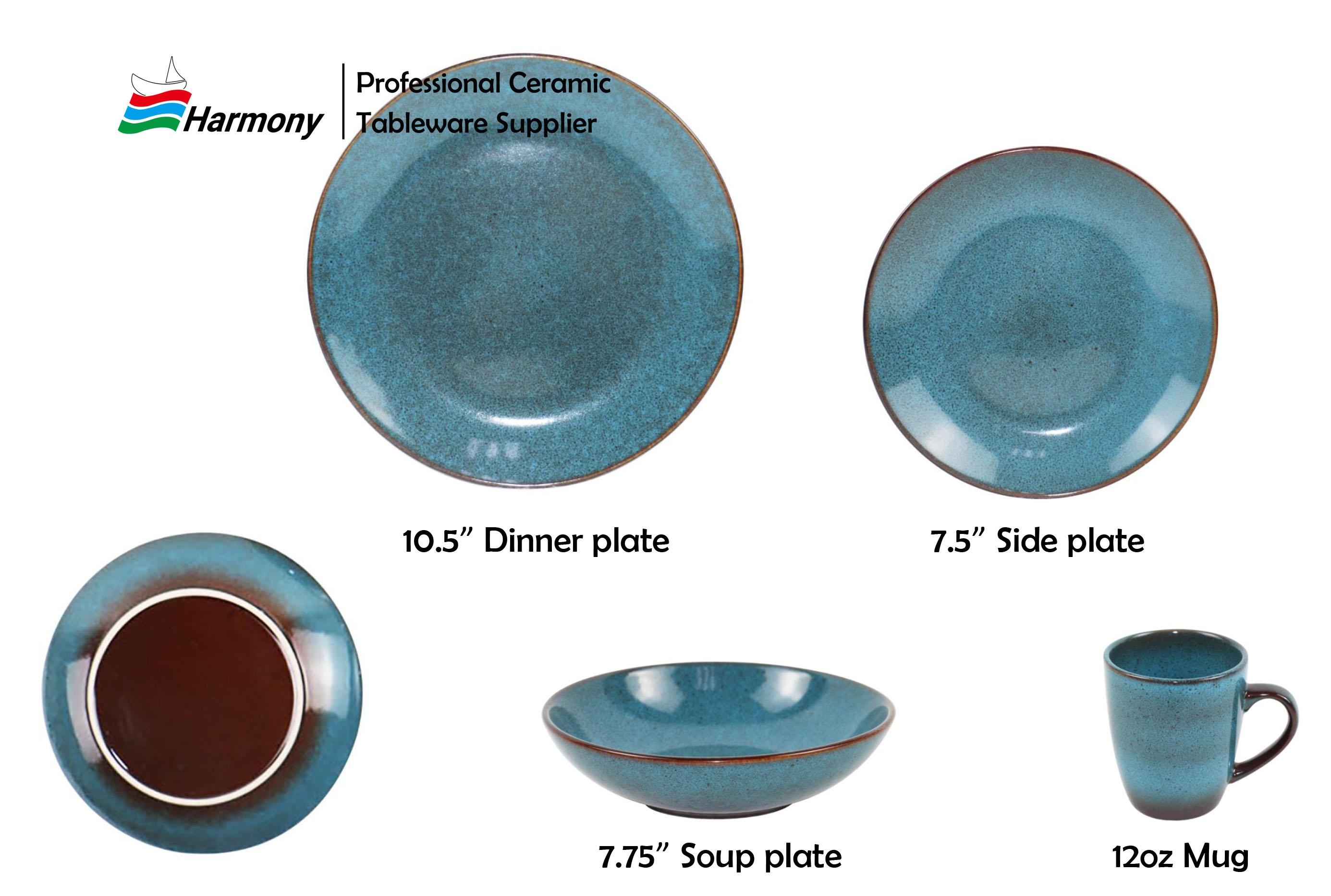 quality stoneware dinner set