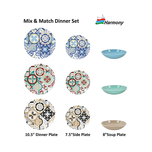 Mix&match Ceramic Dinner Set