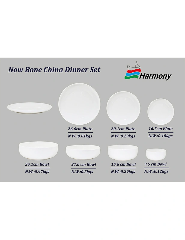 New Bone China Dinner Set
