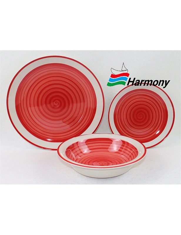 colorful dinner set