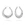 C shaped uneven earrings                                         United States