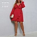 red polka dot dress