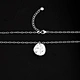 coin steel necklace