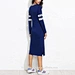 striped jersey dress