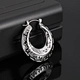 C shaped small point hole earrings                                  United States