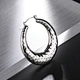 C shaped uneven earrings                                         United States